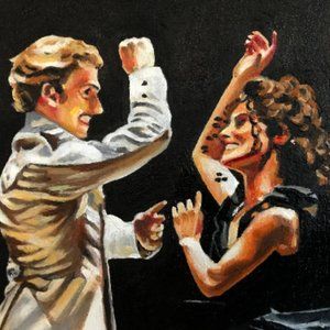 Dance With Me  (oil painting inspired by the film "Anna Karenina") home deco,